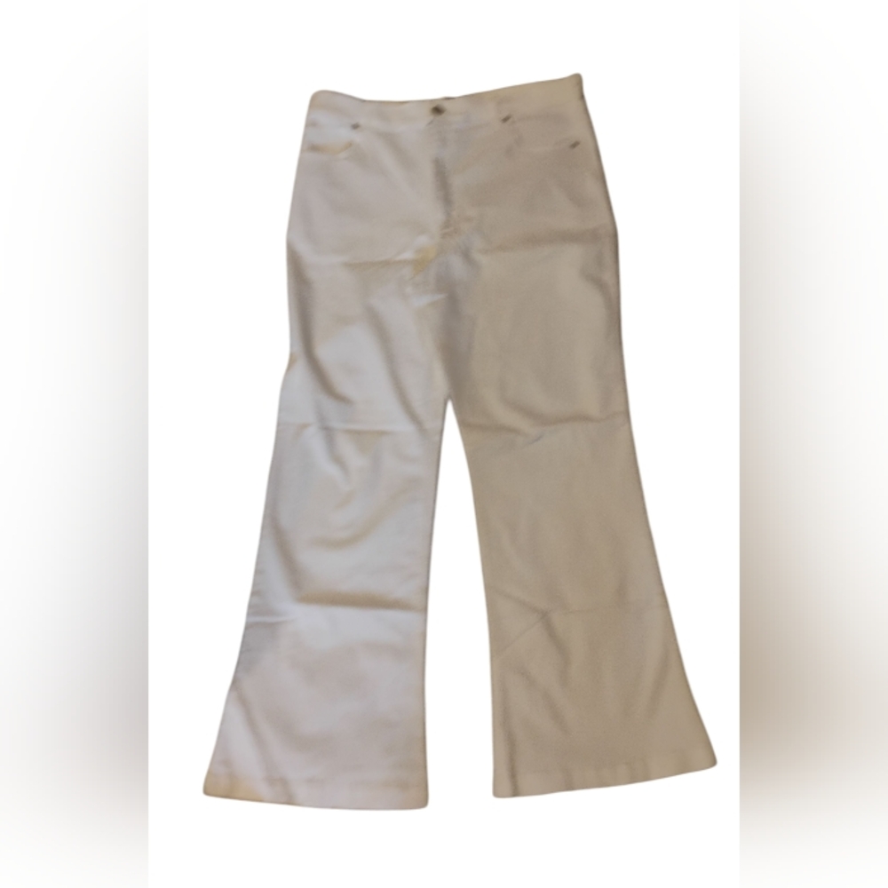 Express White Flare Jeans Women's Size 16 New